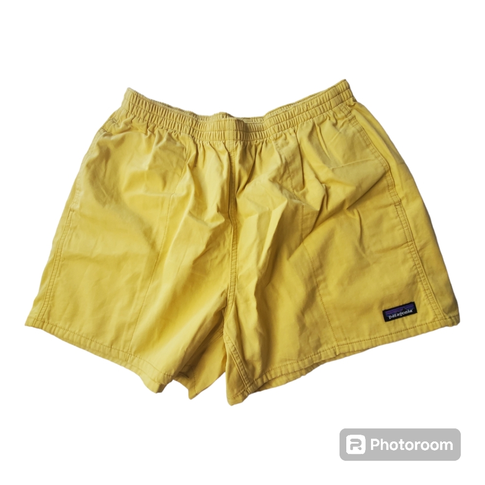 Patagonia womens funhogger shorts 4" yellow